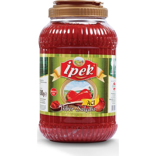 İpek 4300 Gr Pet Kavanoz Acı Biber Salçası