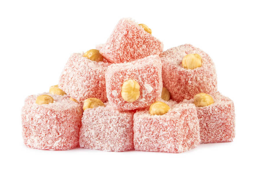 Çilekli Fındıklı Lokum