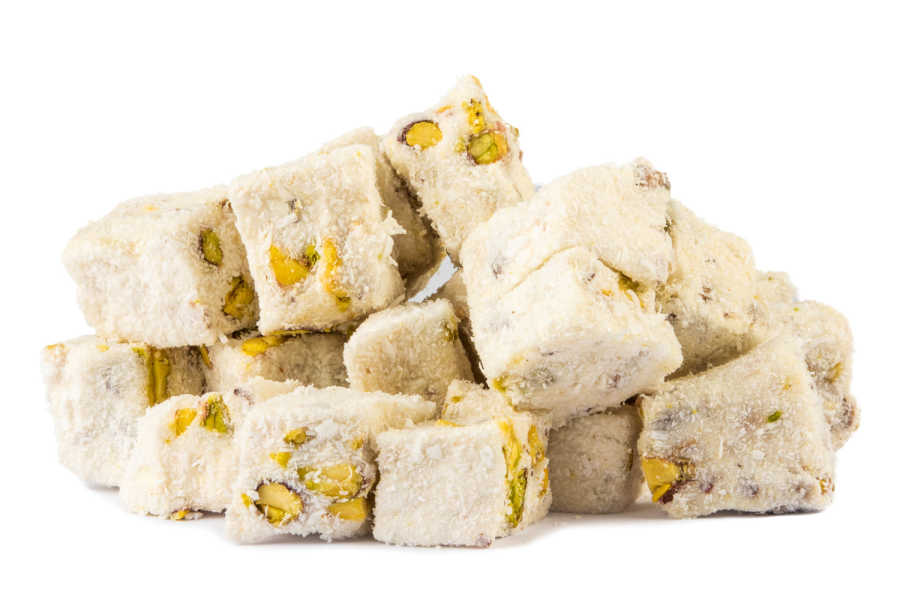 Hindistan Cevizli Antep Fıstıklı Lokum